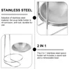 Dinnerware Sets Spoon Rest Holder Stainless Steel Ladles Soup Saving Holders For Pot Restaurant Buffet Home And Chopsticks