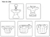 천 기저귀 성인 기저귀 기저귀 알바바비 8 기저귀 8 삽입 아기 천 기저귀 1 개의 크기 조절 가능한 세탁 가능한 천을 딸 소녀와 소년을위한 기저귀 231024