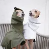 Dog Apparel Lightweight Greyhound Raincoat Windproof Waterproof Dog Jacket Whybit Italian Greyhound Clothes Luxury Dog Clothes 231024