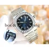 AAAA Pp5711 40mm montres pour hommes montre mécanique automatique dos cadran bleu Transparent Pp5711 9015 sport Pake233 montres de luxe