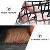 Decoratieve Bloemen Kofferbak Organisator Elastisch Cargo Car Mesh Net Houder Zakken Auto Back