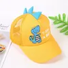 Casquettes de balle Doit Summer Enfants Casquette de baseball Garçons Filles Dessin animé Dinosaure Snapback Mesh Enfants Hip Hop Chapeau Soleil pour 2 à 8 ans