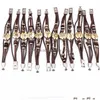 Bangle Wholesale 36Pcslot Twee Constellations Leather Bracelet Retro Brown Mtilayer Buckle Punk Woven Zodiac For Men Wome 230710 Dro Dhst5