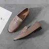 Simple Designer Spring Shoes Woman Pu Leather Slip One for Women Comfortable Ladies Flats Loafers Mocassins Zapatos Jj27 231024