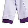 Hoodies Autumn and winter Terry 360g cotton double layer hooded purple solid color