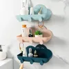 Porte-savons Porte-savon auto-adhésif en forme de nuage de haute qualité, porte-savon mural, porte-éponge avec 3 crochets pour salle de bain 231024