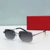 디자이너 선글라스 남성 New Cartr Eyewear Mens Sunglasses 모델 CT0326S 파일럿 프레임 그라디언트 렌즈 야외 운전 UV400 비즈니스 캐주얼 안경 복고풍 안경