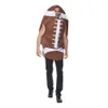 cosplay Eraspooky Funny Adult Football Costume Halloween Unisex Jumpsuits Men Rugby Ball Cosplay Outfit Carnival Party Fancy Dresscosplay