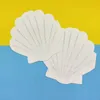 Autres fournitures de fête d'événement 60pcs dîner dessert serviettes en papier décor en forme de coquille pour le 1er anniversaire décor fille bébé douche 25x25cm 231023