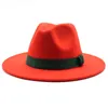 Chapéu Fedora branco de aba larga para homens e mulheres Chapéu de lã de 7 a 8,5 cm de largura tamanho M L - elegante jazz bowler feltro panamá sombrero boné para festa férias quatro estações