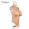 Catsuit Costumes No-oil Liquid Silicone Filled Breast Forms Huge Big Boobs Tit for Crossdressing Transgender Cosplay Male to Female Meme