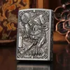 ZORO ZORRO METAL kerosene Lighter Grinding Wheel WindProof Creative Personess Embossed Armor Pixiu