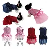 Vêtements pour chiens Robes de princesse classiques Été Petits vêtements Ropa Perro Chihuahua Jupe en tulle Robe de chiot mignon Yorkshire Pet