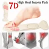 Peças de sapato acessórios 4pcs palmilhas de espuma de memória mulheres sapatos de salto alto antiderrapante palmilha cortável conforto respirável almofadas de massagem para cuidados com os pés 231024