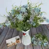 Kwiaty dekoracyjne Holenderska symulacja chryzantema Mała stokrotka Wedding Home Pography Dekoracja Propiatory Fall Faux Flower