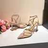 summer Pointed Spring Lacquer Sandals Leather PVC Spliced with Thin High Heels Banquet Dress Versatile Small Size Women s Shoes Shoe