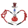 Arabic Small Glass Bottle Water Smoke Bottle Double Pipe Water Smoke Set Ceramic Bowl Accessories