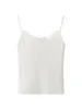 Vrouwen Tanks Casual Vrouwen Wit Kant Slanke Hemdje 2023 Zomer Mode Dames Spice Vrouwelijke Gebreide Mouwloze Top