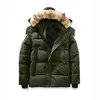 Jassen Zwart donsjack Hoge kwaliteit herenjassen Canadese ontwerpersparka's Outdoor Winterjassen Bovenkleding Big Fur Manteau Hiver Parka Doudoune D88