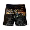 Herren-Shorts, CAVVING 3D-gedrucktes Sacred Reich Band, Sommer, Strand, Streetwear, schnell trocknend, lässiger Schweiß für Damen/Herren