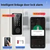 Smart Lock TUYA Impronta digitale biometrica Smart Door Lock Keyless Entry Serrature per porte anteriori Wifi Tastiera elettronica Sblocco per Home Office Safe 231023