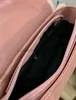 Omuz Çantaları Çantalar Yumuşak Çapraz Vücut Bag Kadın Pembe Kadın Cüzdan ve Cep Kış Modası Kadınlar Basit Soul Bagstylishhandbagsstore