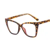 Lunettes de soleil TR90 Cat Eye Femmes Lunettes Cadre Mode Clair Anti-lumière bleue Lunettes Rétro Printemps Charnière Hommes Optique Ordinateur