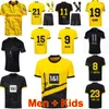 Borussia Soccer Dortmund Soccer 21 Donyell Malen Jersey Set Felix Nmecha Ramy Bensebaini Marius Wolf Marco Reus Julian Brandt Mats Hummels Football Shirt Kit 23 24 24