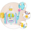Baby Bath Toys Ice Cream Bubble Machine Blower Toy Bath Kids Plaything Child Maker Toys Babies 231024