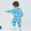 Rompers Kawaii Monsters Tail Ubrania dziecięce Rompers dla dziewcząt chłopców Bodysuit Autumn długi rękaw Bawełniany niemowlę dziecięce maluch 231023