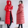 Parkas en duvet pour femmes grande taille M-6XL femme veste hiver vers le bas Parkas manteaux allonger chaud matelassé coton veste pour femmes à capuche vêtements d'extérieur rembourrés 231023