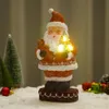 Decoratieve objecten beeldjes SAAKAR Kerstman Navida Festival Decor Home Interior Collection Art Micro Model Standbeeld Slaapkamer 231023