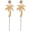 Dangle Earrings Personality Gold Color Coconut Wholesale