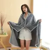 Blankets Blanket Wearable Cloak Warm Plush Blanket Cloak Blankets Adults Kids