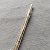 Pearl Quantz 665 Flute عالية الجودة فضة مطلي 17 مفتاح الفلوت فتح ثقب إلكترونية