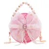 Multi couleur décontracté enfants messager enfants mode petite fille princesse sac à bandoulière bébé fête d'anniversaire sac à main