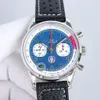 Breitling Watch Swiss Top Time for Men 1884 Auto Chronograph Wrsit Relógios Mecânicos da mais alta qualidade Uhr All-6 Pins Working Back Transparent Montre Navitimer 5nfr