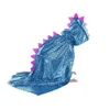 cosplay eraspooky guld jura dinosaurier cosplay barn halloween kostym för barn dinosaur huva capes carnival party longcloak bojkosplay