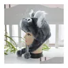 Bérets 100pcs hiver dessin animé enfants chapeau costume de noël bonnet tricoté animal casquette accessoires de mode chapeaux, écharpes gants chapeaux casquettes Otvjx