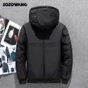 Piumino da uomo Parka ZZOWANG 2023 Giacca invernale da uomo Piumino d'anatra bianco Parka Casual Piuma d'oca Cappotto invernale da uomo Cappuccio spesso caldo giacche impermeabili J231024