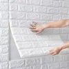 壁ステッカー38535cm 3Dステッカー壁紙セルフ接着剤ソフトブリックDIYホームキッチンリビングルーム装飾防水子供231023