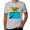 Heren Polos Palm Tree Sunset T-shirt Vintage Kleding Dierafdruk shirt voor jongens tops aangepaste t shirts ontwerp je eigen heren