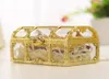 Gold Treasure Chest Chest Box Box Wedding Favor Mini Gift Joxes Food Grade Plastic Plastic Jewelry Storage Case7112556