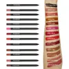 Lápices de labios PHOERA 13 colores Lápiz Delineador de labios Maquillaje de labios Lápices de labios Delineador de labios impermeable Lady Charming Lip Liner Cosméticos Maquiagem 231024