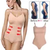 Cintura barriga shaper mulheres sem costura bodysuit shapewear corpo inteiro trainer abdômen shapers controle emagrecimento bainha briefer espartilho 231024