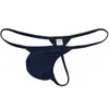 Tongs pour hommes, sous-vêtements brillants, pochette en Spandex, t-back, bretelles, sous-vêtements, Mini string, Micro Bikini de natation