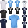 23-24 Club Team Soccer Lazio 7 Felipe Anderson Jerseys 10 Luis Alberto 17 Ciro Immobile 94 Ivan Provedel 19 Valentin Castellanos Football Shirt Kits Black Blue WHite