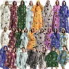 Women's Sleep Lounge Super Long Oversized Winter Sherpa Blanket Flannel Warm Family Matching Hoodie Thick Halloween Homewear Avocado Women Sweatshirt T231024