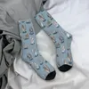 Chaussettes homme motif Chinchilla chaussette Animal homme femme bas Polyester personnalisable Hip Hop