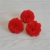 5cm 12Colors Artificial Silk Carnation Flower Heads för DIY DECORATIVE Garland Tillbehör Hat Hairpin Headware Accessories GC2412